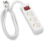Hama Steckdosenleiste (Mehrfachsteckdose mit Save Energy-Schalter zum Stromsparen, Steckplätze 45 Grad gedreht, Kabel 1,4m, GS geprüft, Mehrfachstecker für Home Office) – Bild 6