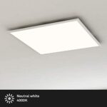 Briloner Leuchten Deckenleuchte-Panel, LED, Wohnzimmer-Lampe, Deckenlampe, Deckenstrahler, quadratisch – Bild 2