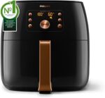 Philips Premium Airfryer, Fritteuse ohne Öl, Smart Sensing, Rapid Air und Fettentfernungstechnologie, NutriU App mit Rezepten – Bild 3