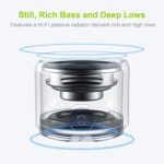 mit Eva Reise Tragen Case, EWA A106 Pro Bluetooth Lautsprecher Wasserdicht, Tragbarer kabelloser Outdoor Mini Lautsprecher, Starkem Bass mit Bass-Radiatoren, 12 Stunden Wiedergabe – Bild 2