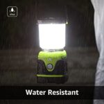LE LED Campinglampe, Ultra Hell 1000 Lumen, 4 LeuchtmodiI Dimmbar Suchscheinwerfer, Batteriebetrieben Notfallleuchte für Stromausfällen, Wandern, Notfall, Ausfälle und so weiter – Bild 5