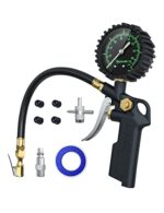AstroAI 3-IN-1 Reifenfüller mit grossem Leuchtende Zifferblatt Reifenfüll-Messgerät(Manometer-Messbereich 0-12Bar 170 PSI) Reifendruckprüfer Luftdruckprüfer für Autos LKW Wohnwagen Transporter