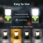 LE LED Campinglampe, Ultra Hell 1000 Lumen, 4 LeuchtmodiI Dimmbar Suchscheinwerfer, Batteriebetrieben Notfallleuchte für Stromausfällen, Wandern, Notfall, Ausfälle und so weiter – Bild 3