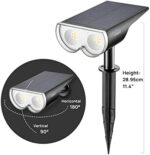 Linkind LED Solarleuchte StarRay – 800 lm, 3000 K, IP65, Dämmerungssensor, Aussenwandleuchte – Bild 2