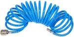 Güde SB Druckluft Spiralschlauch (mit Schnellkupplung und Stecknippel, Knickschutz, Schlauchmaterial aus PU) – Bild 5