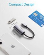 Anker PowerExpand USB-C auf Gigabit Ethernet Adapter, Aluminium, kompaktes Design, USB-C Ethernet Adapter, für MacBook Pro, MacBook Air 2018, iPad Pro 2018, XPS, und viele mehr – Bild 6