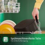 Philips Essential Airfryer XL, Fritteuse ohne Öl, Rapid Air Heisslufttechnologie, Touchscreen, NutriU App mit Rezepten – Bild 6