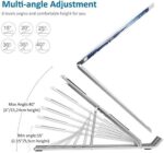 ivoler Laptop Ständer, 6-Stufe Höhenverstellbar Laptop Stand, Faltbarer Aluminium-Riser, Tragbar Belüfteter Notebook Ständer Kompatibel mit 10-15,6 ” Laptop – Bild 6
