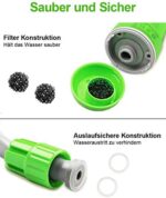 LIBERRWAY Campingdusche, Aussen- und Inneneinsatz Camping Dusche mit Wiederaufladbarer Akku, 1.8m Duscheschlauch Outdoor Dusche mit Pumpe für Garten Strand Camping Reisen Autowäsche – Bild 3