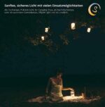 SONNENGLAS Classic | Die Original Solarlampe/Solar-Laterne im Einmachglas aus Südafrika (inkl. USB Ladefunktion) | warmweiss | Fair Trade | Bekannt aus Pro7 Galileo – Bild 4