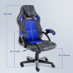Play haha. Gaming Stuhl Bürostuhl Drehstuhl Computerstuhl Arbeitsstuhl Schreibtischstuhl Ergonomischer Stuhl Rennstuhl Lederstuhl PC Gaming Stuhl – Bild 3