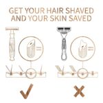 Rasierhobel Damen Und Herren, Safety Razor mit Bambusgriff, Nassrasierer Damen Und Herren, Rasierhobel, Einklingen Rasierer , Zero Waste Produkte, Eco Rasierer Damen und Herren, Bambaw – Bild 5