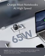 Anker Nano II 65W USB-C Ladegerät Netzteil mit Schnellladeleistung, GaN II Technologie, Kompatibel mit MacBook Pro/Air, Galaxy S20/S10, iPhone 12/Pro/Mini, iPad Pro, Pixel – Bild 3