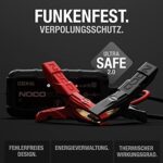 NOCO Boost X GBX45 1250A 12V UltraSafe Starthilfe Powerbank, Auto Batterie Booster, Tragbare USB Ladegerät, Starthilfekabel und Überbrückungskabel für bis zu 6,5-L Benzin und 4,0-L Dieselmotoren – Bild 4