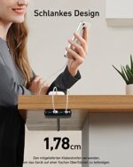 Anker PowerPort Atom III Slim USB-C Ladegerät, 65W 4-Port PIQ 3.0 & GaN Netzteil mit 45W USB-C Eingang, für MacBook, USB C Laptops, iPad Pro, iPhone, Galaxy, Pixel und mehr – Bild 3