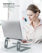 Laptop Ständer, Nulaxy Ergonomisch Notebook Stand, Universal Laptop Halterung, Riser Kompatibel mit Dell, HP, Samsung, Lenovo alle 10"~15.6-16" Notebooks – Bild 2