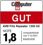 AVM FRITZ!Repeater 1200 AX (Wi-Fi 6 Repeater mit zwei Funkeinheiten 5 GHz-Band , 2,4 GHz-Band , deutschsprachige Version) – Bild 8
