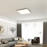 Briloner Leuchten Deckenleuchte-Panel, LED, Wohnzimmer-Lampe, Deckenlampe, Deckenstrahler, quadratisch – Bild 4