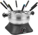 Tristar Fondue-Set mit 1,3L Fassungsvermögen – aus Edelstahl für bis zu 8 Personen – Bild 6