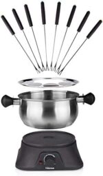 Tristar Fondue-Set mit 1,3L Fassungsvermögen – aus Edelstahl für bis zu 8 Personen – Bild 7