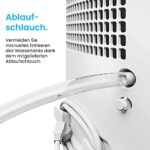 Pro Breeze Luftentfeuchter 12L in 24h Entfeuchtungsleistung - Raumgrösse ca. 120m³ (~20 m²) - mit 3 Betriebsarten, Digitalanzeige, Ablaufschlauch, Timer - Gegen Feuchtigkeit, Schimmel – Bild 6