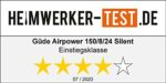 Güde 50136 Kompressor Airpower 150/8/24 Silent (Doppelkolbenaggregat Direktgetrieben, 0,75 kW, 230V, ölfrei, 8 bar) – Bild 8