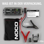NOCO Boost XL GB50 1500A 12V UltraSafe Starthilfe Powerbank, Auto Batterie Booster, Tragbare USB Ladegerät, Starthilfekabel und Überbrückungskabel für bis zu 7,0L Benzin und 4,5L Dieselmotoren – Bild 6