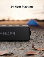 Anker SoundCore 2 Bluetooth Lautsprecher, Fantastischer Sound, Enormer Bass mit Dualen Bass-Treibern, 24h Akku, Verbesserter IPX7 Wasserschutz, Kabelloser Lautsprecher für iPhone, galaxy usw. – Bild 6