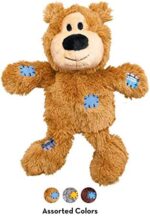 KONG, Wild Knots Bear, Innere Geknotete Seile und Minimale Füllung für Weniger Unordnung, Für Kleine/Mittelgrosse Hunde – Bild 4