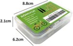 KOHMUI Fahrradventil Adapter, 15er Premium Fahrrad Ventil Set, Alle Ventiladapter SV AV DV Dunlop Französisches Blitzventil Autoventil Sclaverandventil mit Dichtring für Kompressor Fahrradpumpe – Bild 2