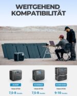 BLUETTI Solargenerator AC200MAX mit 1, 2 oder 3 x PV350 Solarpanel, 2048Wh/2200W LiFePO4 Tragbare Powerstation Stromaggregat, 350W Solarmodule für Notstromversorgung Camping, Wohnwagen, Stromausfall – Bild 4