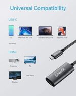 Anker PowerExpand+ USB-C auf HDMI Adapter aus Aluminium, kompakter USB-C Adapter, 4K 60Hz, für MacBook Pro, MacBook Air, iPad Pro, Pixelbook, XPS,Galaxy (Kompatibel mit Thunderbolt 3 Ports) – Bild 4