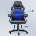Play haha. Gaming Stuhl Bürostuhl Drehstuhl Computerstuhl Arbeitsstuhl Schreibtischstuhl Ergonomischer Stuhl Rennstuhl Lederstuhl PC Gaming Stuhl – Bild 5
