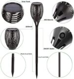 StillCool Solar Flammenlicht, IP65 Wasserdicht Solar Fackel Solarlampe Automatische Ein/Aus für Hinterhöfe, Gärten, Rasen Beleuchtung – Bild 7