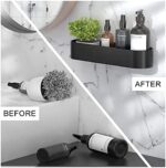 Qeekzeel Duschregal Ohne Bohren Duschkorb Organizer Nagelfrei Selbstklebend Duschablage Gewürzregal Selbstklebend Kein Schaden Wandhängend Matte Finish Für Badezimmer – Bild 7