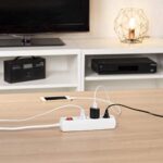 Hama Steckdosenleiste (Mehrfachsteckdose mit Save Energy-Schalter zum Stromsparen, Steckplätze 45 Grad gedreht, Kabel 1,4m, GS geprüft, Mehrfachstecker für Home Office) – Bild 7