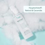 colibri skincare Nachtpflege mit Retinol und Hyaluron Serum - straffende Anti Aging Nachtcreme für Frauen und Männer - 80ml pflegende Gesichtscreme gegen Falten - Made in Germany – Bild 2