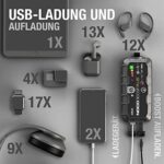 NOCO Boost Plus GB40 1000A 12V UltraSafe Starthilfe Powerbank, Auto Batterie Booster, Tragbare USB Ladegerät, Starthilfekabel und Überbrückungskabel für bis zu 6,0L Benzin und 3,0L Dieselmotoren – Bild 4