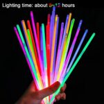 aiMaKE Knicklicht Leuchtstab Kind Party Pack, 224 Stück, Neon Leuchtstäbe Party Pack, Neon Glow Leuchtstäben für Party Deko Party Zubehör Kindergeburtstag Mitgebsel Halloween Dekorationen – Bild 3