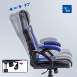 Play haha. Gaming Stuhl Bürostuhl Drehstuhl Computerstuhl Arbeitsstuhl Schreibtischstuhl Ergonomischer Stuhl Rennstuhl Lederstuhl PC Gaming Stuhl – Bild 4