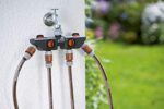 Gardena Wege-Verteiler Anschlussmöglichkeit Geräte an den Wasserhahn, passend zu Gardena Bewässerungscomputern & -uhren, Wasserdurchfluss regulier- und absperrbar – Bild 2