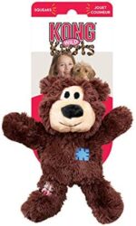KONG, Wild Knots Bear, Innere Geknotete Seile und Minimale Füllung für Weniger Unordnung, Für Kleine/Mittelgrosse Hunde – Bild 3