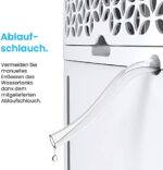 Pro Breeze Luftentfeuchter 20L in 24h Entfeuchtungsleistung - Raumgrösse ca. 195m³ (~30 m²) - mit 4 Betriebsarten, Digitalanzeige, Ablaufschlauch, Wäschetrocknung, Timer - Gegen Feuchtigkeit, Schimmel – Bild 7