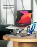 Laptop Ständer, Nulaxy Ergonomisch Notebook Stand, Universal Laptop Halterung, Riser Kompatibel mit Dell, HP, Samsung, Lenovo alle 10"~15.6-16" Notebooks – Bild 5