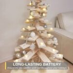 homemory 12 led teelichter mit Timer, 6 Stunden an und 18 Stunden aus, 3.6 x 3.6 cm elektrische flackernde batteriebetriebene Kerzen – Bild 9