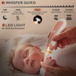 Haakaa Elektrischer Baby-Nagelknipser, Baby-Nagelfeilen-Set mit 6 Maniküren und LED-Licht für Neugeborene, Kleinkinder oder Erwachsene – Bild 6