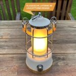 Skandika LED-Lampe Kiruna | Retro Outdoor Campinglampe mit Powerbank, stufenlos dimmbar, kabellos, Akku, aufladbar, USB, warm- und kaltweiss, 75h Leuchtzeit – Bild 8