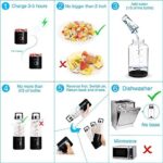 Mixer Smoothie Maker, PopBabies Smoothie Mixer,500ml Portable Blender Tragbarer Mixer – Bild 5