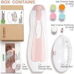 Haakaa Elektrischer Baby-Nagelknipser, Baby-Nagelfeilen-Set mit 6 Maniküren und LED-Licht für Neugeborene, Kleinkinder oder Erwachsene – Bild 8