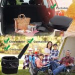KINSPORY Campingtoilette, Mobile Toilette mit Deckel, Trenntoilette mit Deckel, Tragbare Toilette für Draussen oder Drinnen,faltbares Töpfchen für Autocamping – Bild 5